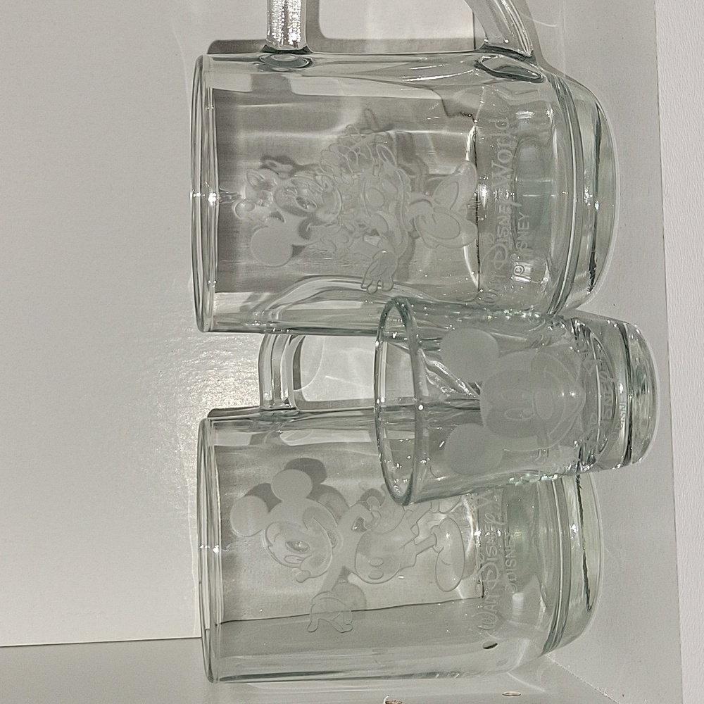Mickey and Minnie Glass Set